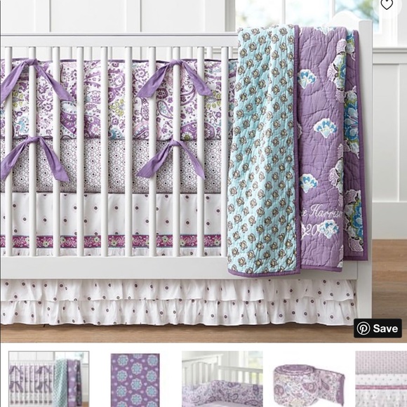 pottery barn crib sheets